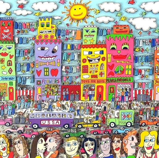 ジェームス・リジィの絵画作品　タイトルは、Be a good sport
